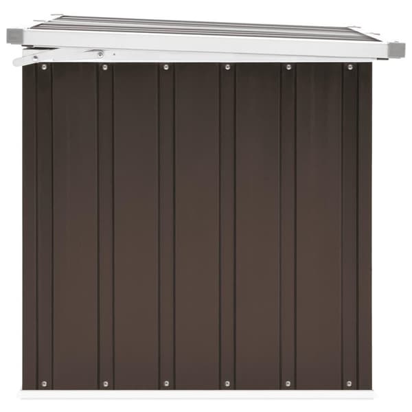 vidaXL Oppbevaringskasse 129x67x65 cm brun