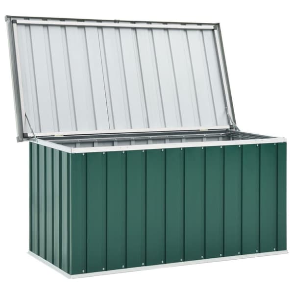 vidaXL Dynbox grön 129x67x65 cm