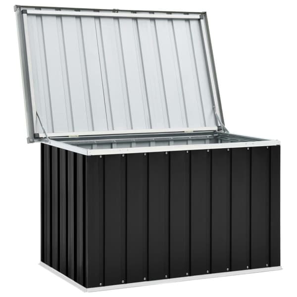 vidaXL Puutarhan varastoarkku antrasiitti 109x67x65 cm
