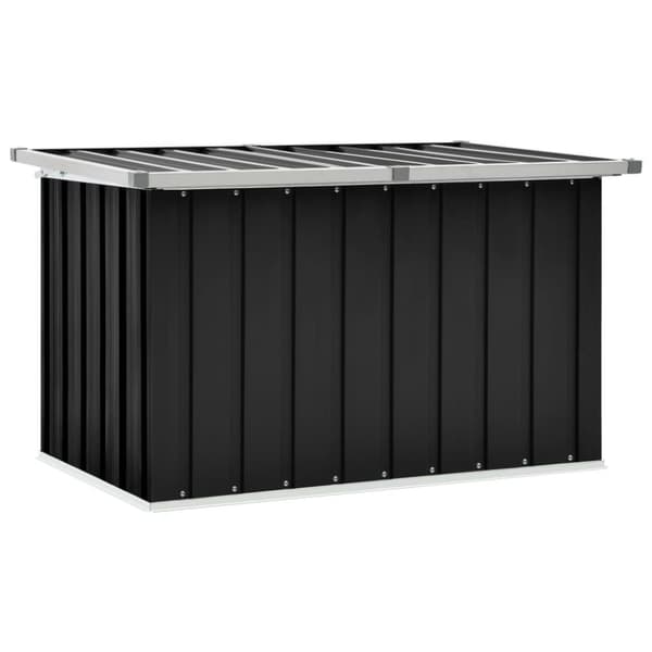 vidaXL Puutarhan varastoarkku antrasiitti 109x67x65 cm