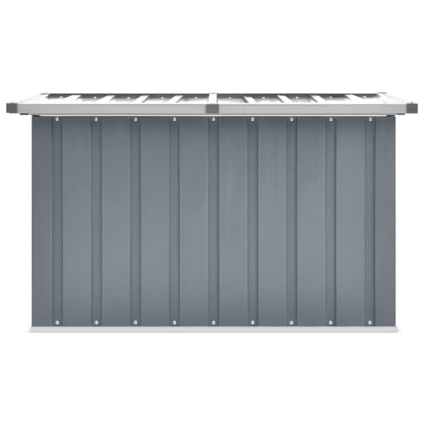 vidaXL opbevaringskasse til haven 109x67x65 cm grå