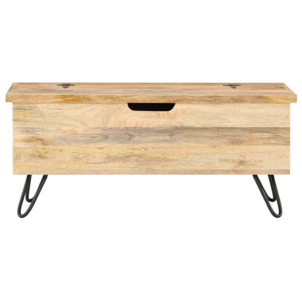 vidaXL Kiste 90x40x45 cm heltre mango