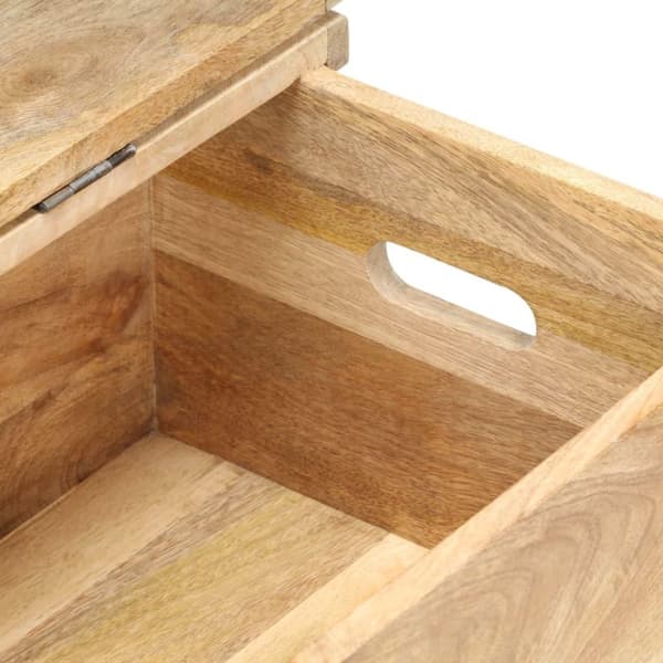 vidaXL Kiste 90x40x45 cm heltre mango