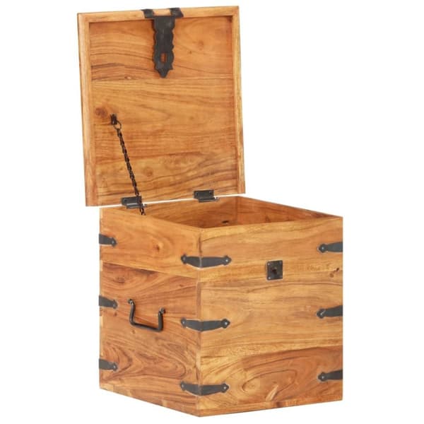 vidaXL Kiste 40x40x40 cm heltre akasie