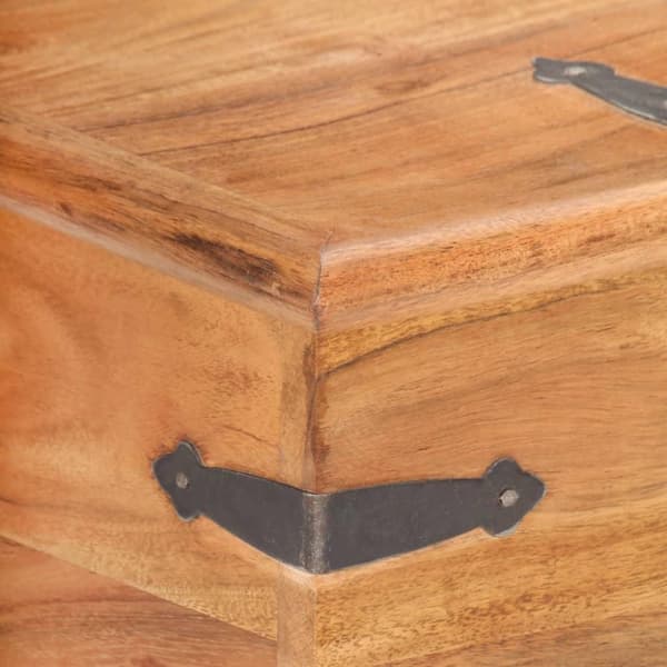vidaXL Kiste 40x40x40 cm heltre akasie