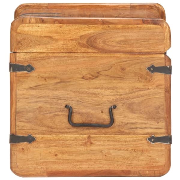 vidaXL Kiste 40x40x40 cm heltre akasie