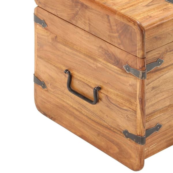 vidaXL Kiste 40x40x40 cm heltre akasie