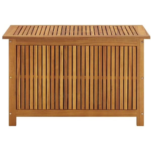 vidaXL Puutarhan varastolaatikko 90x50x58 cm täysi akaasiapuu