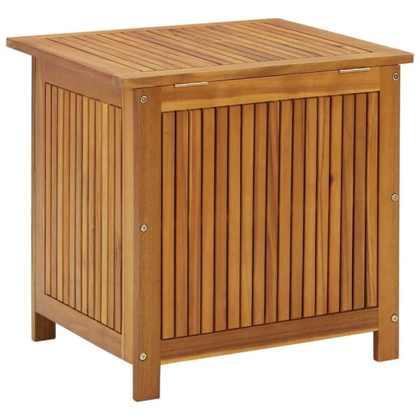 vidaXL Puutarhan varastolaatikko 60x50x58 cm täysi akaasiapuu