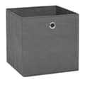 Miniatyrbilde 4 av 7: vidaXL Oppbevaringsbokser 4 stk uvevd stoff 28x28x28 cm grå