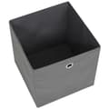 Miniatyrbilde 6 av 7: vidaXL Oppbevaringsbokser 4 stk uvevd stoff 28x28x28 cm grå