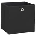 Miniatyrbilde 3 av 7: vidaXL Oppbevaringsbokser 10 stk uvevd stoff 28x28x28 cm svart