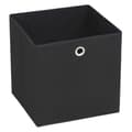 Miniatyrbilde 4 av 7: vidaXL Oppbevaringsbokser 10 stk uvevd stoff 28x28x28 cm svart