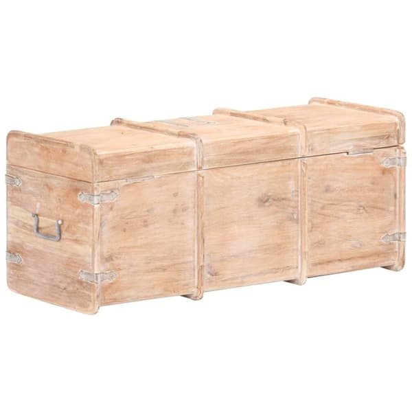 vidaXL Förvaringskista 90x40x40 cm massivt akaciaträ