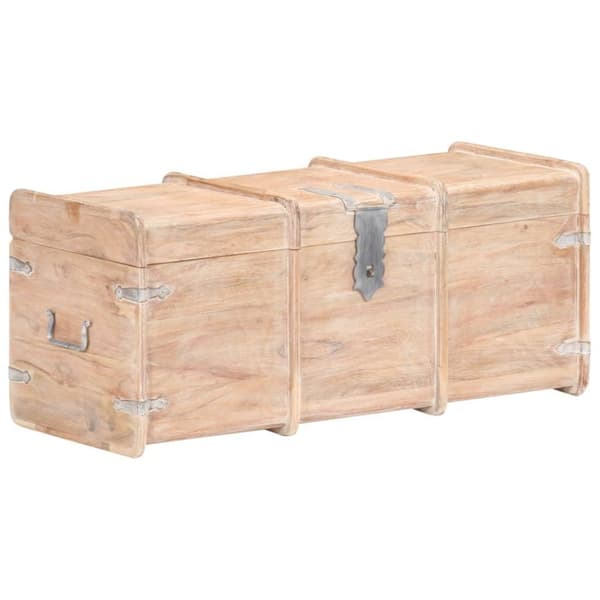 vidaXL Förvaringskista 90x40x40 cm massivt akaciaträ