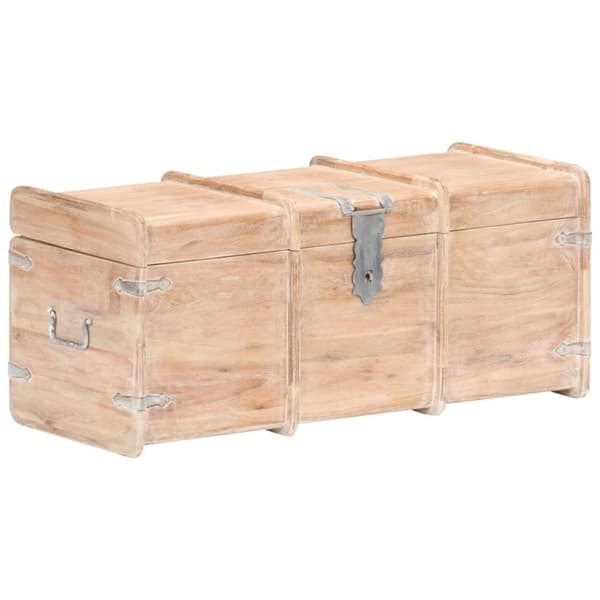 vidaXL Förvaringskista 90x40x40 cm massivt akaciaträ