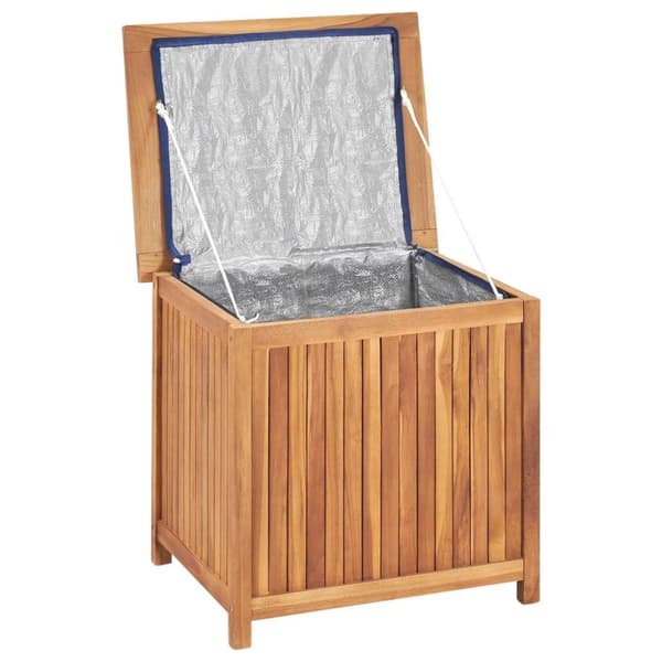 vidaXL Putekasse 60x50x58 cm heltre teak