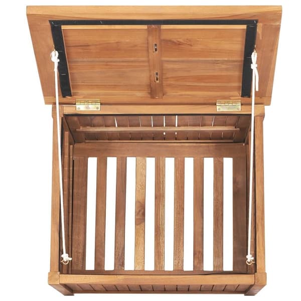 vidaXL Putekasse 60x50x58 cm heltre teak