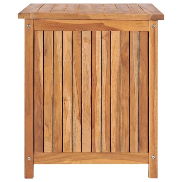 vidaXL opbevaringskasse til haven 60x50x58 cm massivt teaktræ