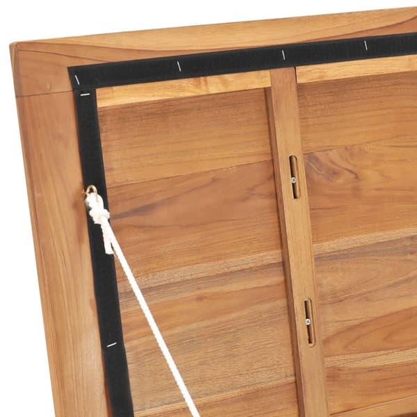 vidaXL opbevaringskasse til haven 60x50x58 cm massivt teaktræ