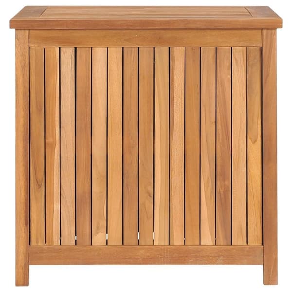vidaXL opbevaringskasse til haven 60x50x58 cm massivt teaktræ