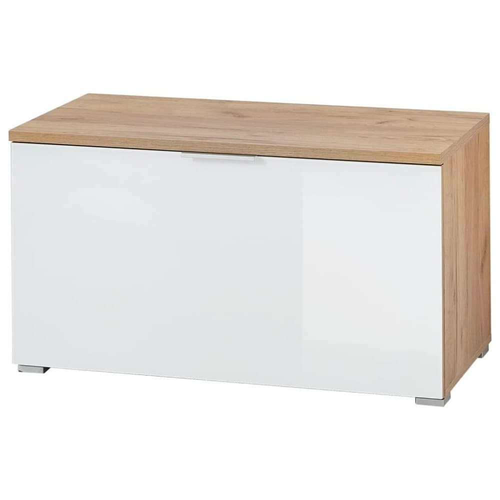 Germania Skobänk GW-Telde 40x89x49 cm navarra-ek och vit
