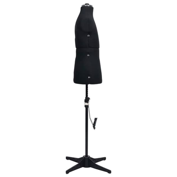 vidaXL Justerbar provdocka herr svart stl 37-45