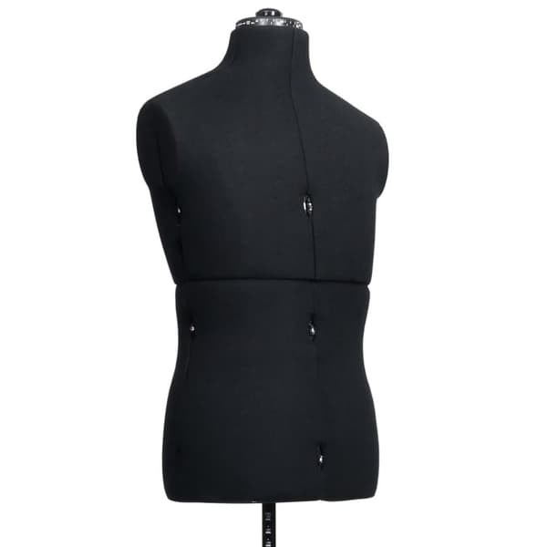 vidaXL Justerbar provdocka herr svart stl 37-45