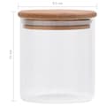 Pikkukuva 7 / 7: vidaXL Lasiset säilytyspurkit bambukansilla 10 kpl 600 ml