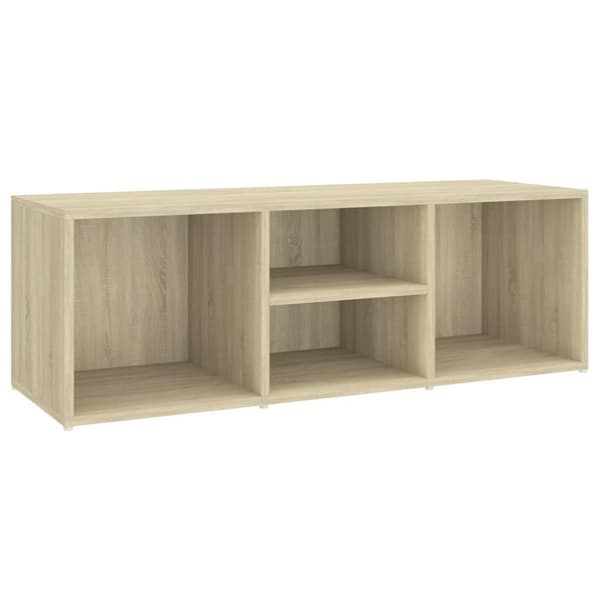 vidaXL Kenkien säilytyspenkki Sonoma-tammi 105x35x35 cm lastulevy