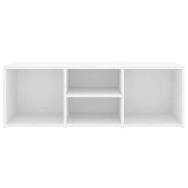 vidaXL skobænk 105x35x35 cm spånplade hvid