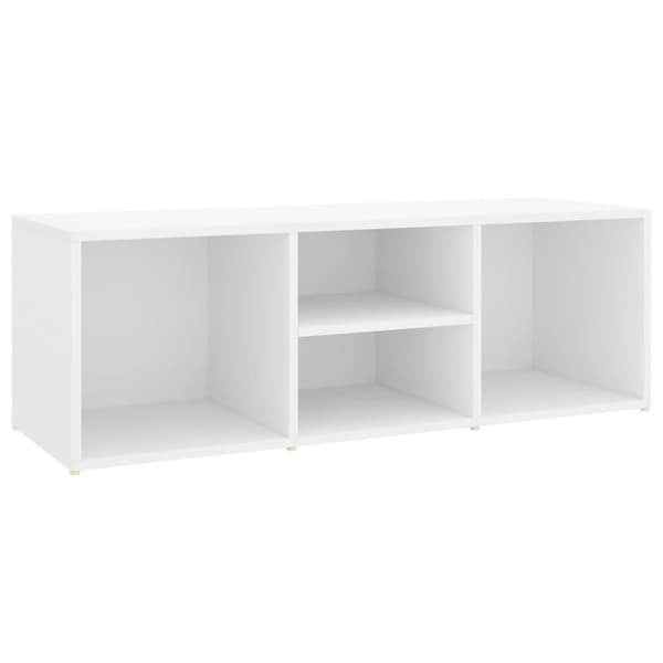 vidaXL skobænk 105x35x35 cm spånplade hvid