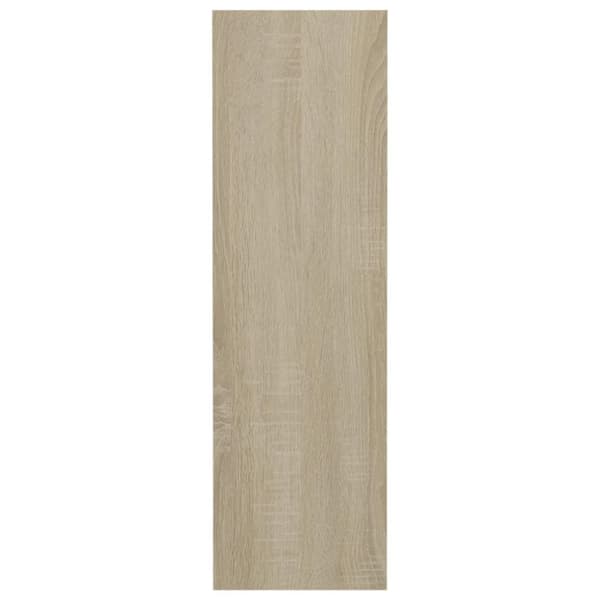 vidaXL væghængt skoskab 80x18x60 cm spånplade sonoma-eg