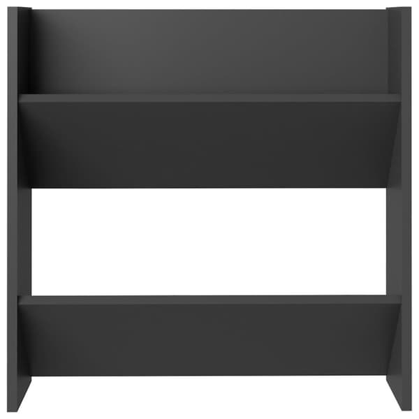 vidaXL Seinäkenkäkaapit 4 kpl harmaa 60x18x60 cm lastulevy