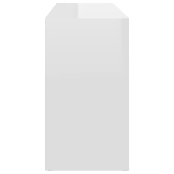 vidaXL skoreol 103x30x54,5 cm spånplade hvid højglans