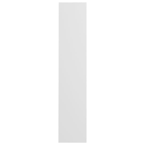 vidaXL Veggskoskap hvit 80x18x90 cm sponplater