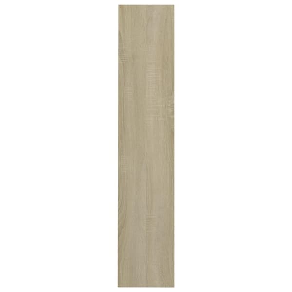 vidaXL væghængt skoskab 80x18x90 cm spånplade sonoma-eg