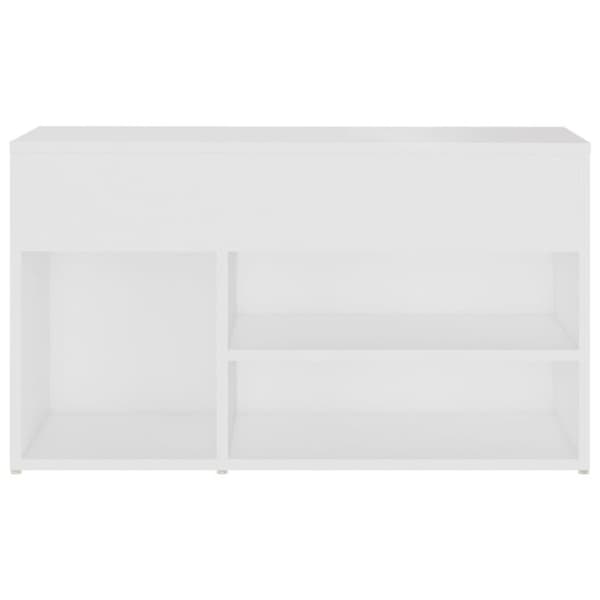 vidaXL skoreol 80x30x45 cm spånplade hvid