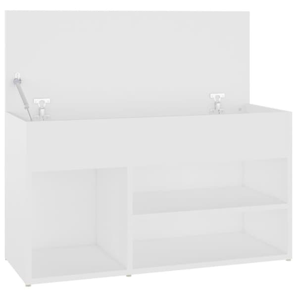 vidaXL skoreol 80x30x45 cm spånplade hvid