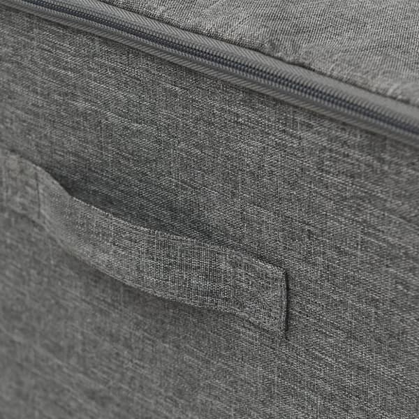 vidaXL Oppbevaringsbokser 2 stk stoff 43x34x23 cm antrasitt