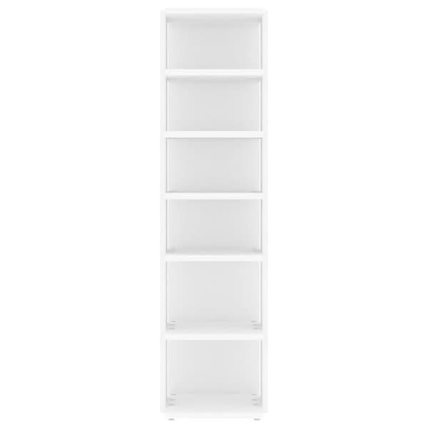 vidaXL skoreoler 2 stk. 25x27x102 cm spånplade hvid