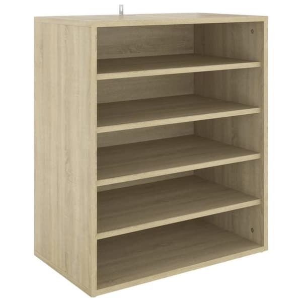 vidaXL skoreol 60x35x70 cm spånplade sonoma-eg