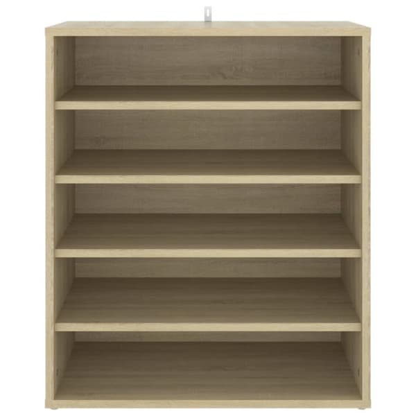 vidaXL skoreol 60x35x70 cm spånplade sonoma-eg