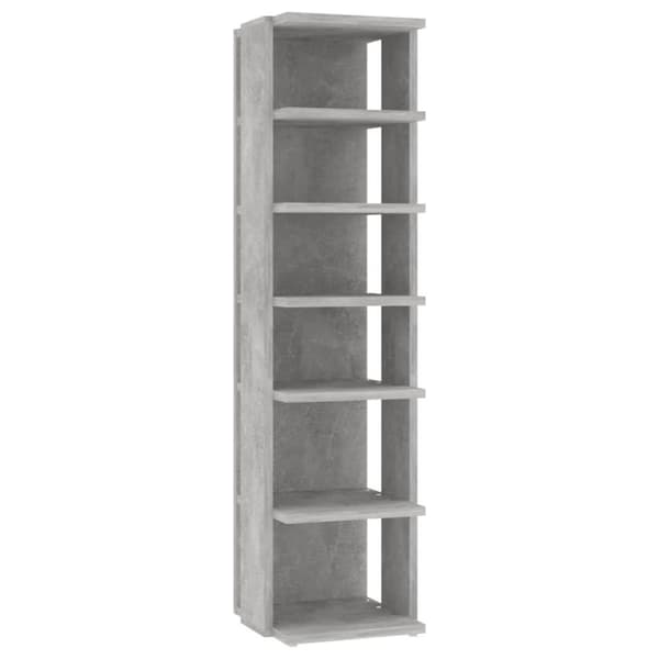 vidaXL skoreoler 2 stk. 25x27x102 cm betongrå