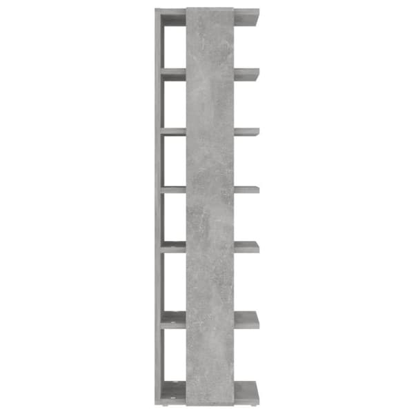 vidaXL skoreoler 2 stk. 25x27x102 cm betongrå