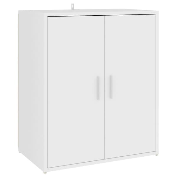 vidaXL skoreol 60x35x70 cm spånplade hvid