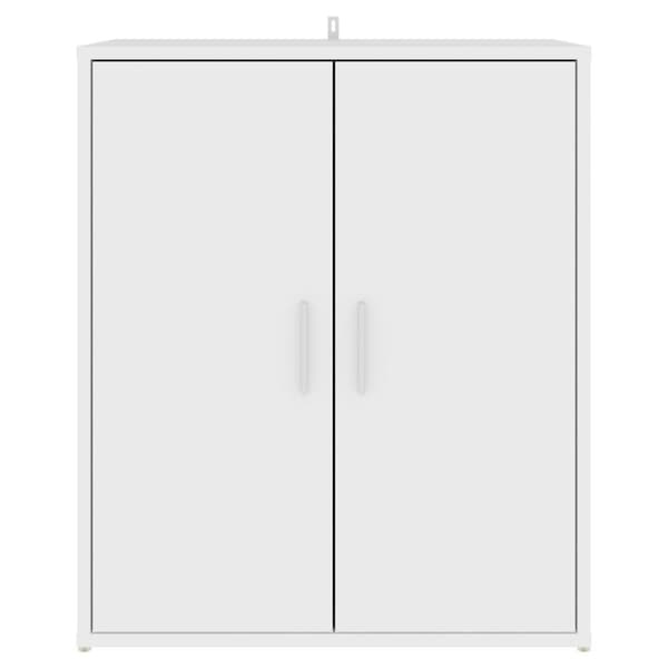vidaXL skoreol 60x35x70 cm spånplade hvid