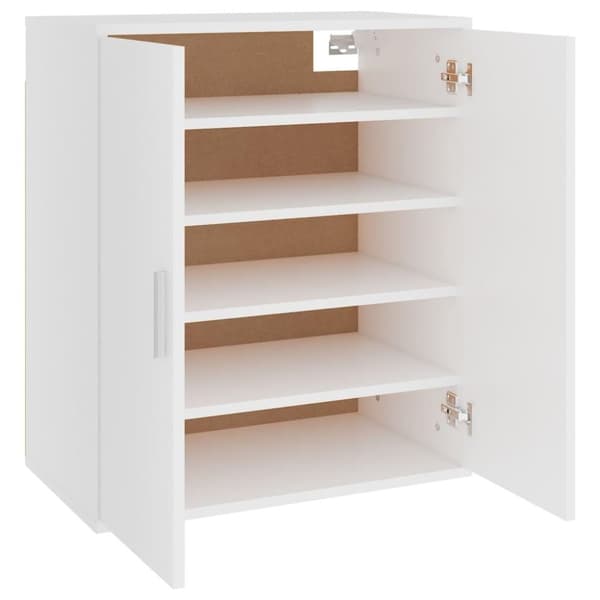 vidaXL skoreol 60x35x70 cm spånplade hvid