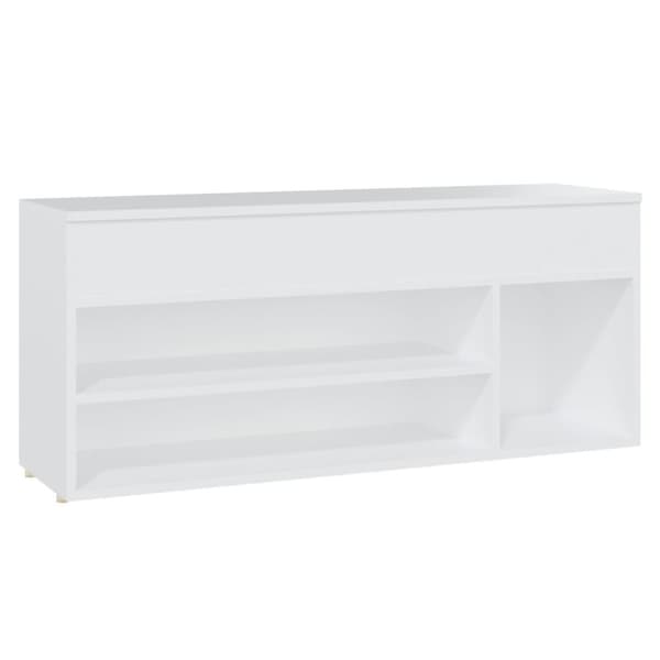 vidaXL skoreol 105x30x45 cm spånplade hvid