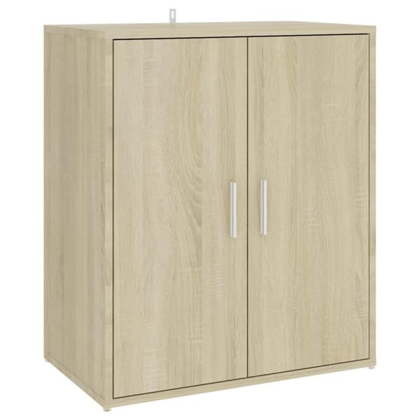 vidaXL Skoskap sonoma eik 60x35x70 cm sponplate